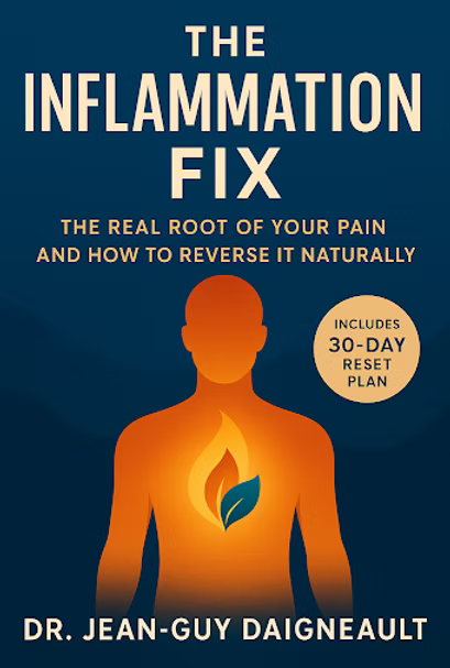 Book cover of The Inflammation Fix by Dr. Jean-Guy Daigneault